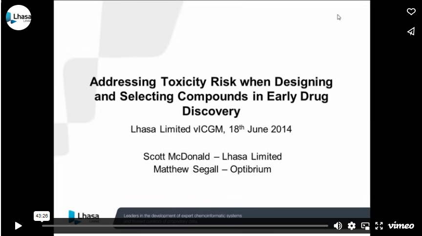 Addressing Toxicity Risk when Designing and Selecting Compounds in Early Drug Discovery