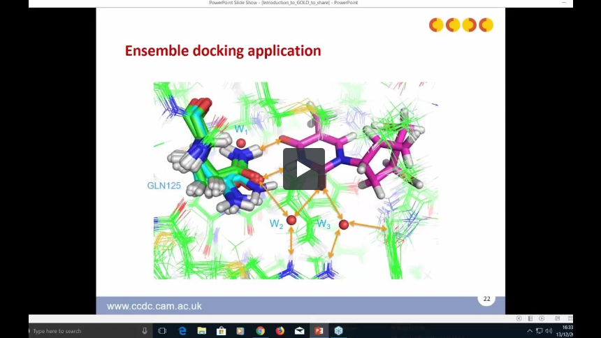 Protein ligand docking with GOLD