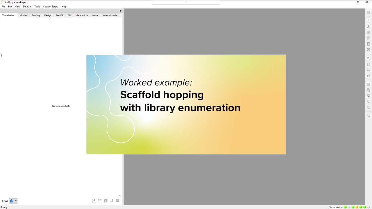 Scaffold hopping with library enumeration - Optibrium