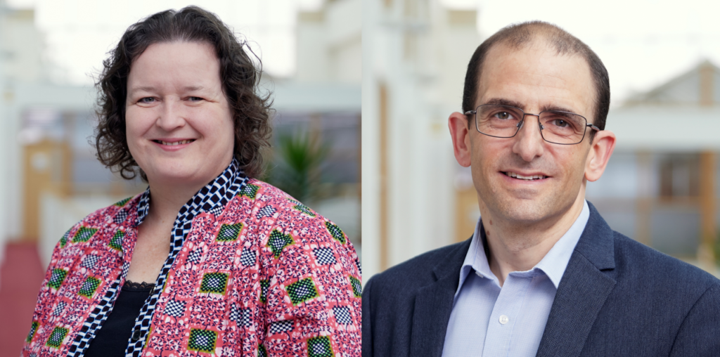 Image shows Optibrium CEO Matt Segall and President Optibrium Inc, Tamsin Mansley.