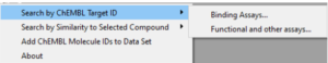 ChEMBL plugin screenshot 2