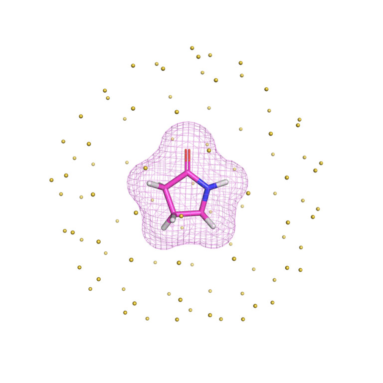 observer points around a molecule