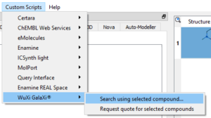 GalaXi® Search Tool for StarDrop