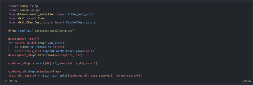 Code showing data setup for step 1 of building your own neural networks.