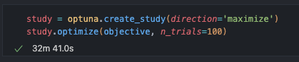 hyperparameters optimisation