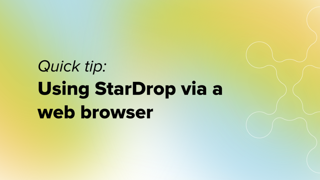 Using StarDrop via a browser