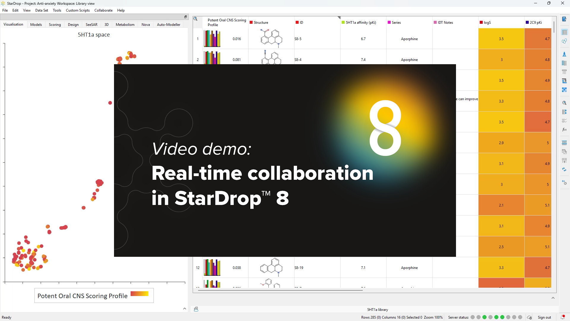 Real-time collaboration in StarDrop - Optibrium