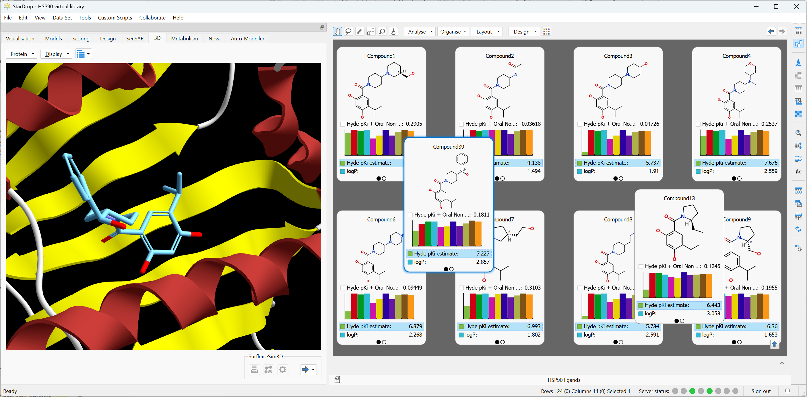 StarDrop ligand visualization